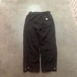 Carhartt storm defender men's black double knee‎ pants workwear carpenter L
